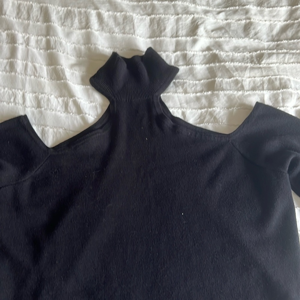 Cutout sweater, size medium